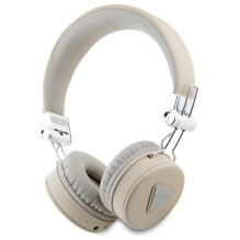 Guess Bluetooth on-ear headphones ENC GUBH70PGTSPSE beige / beige Grained Classic Round Shape