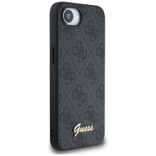 Guess 4G Script Logo MagSafe dėklas iPhone 16e - juodas