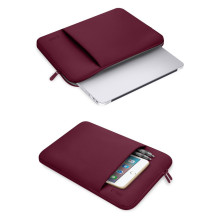 „Tech-Protect“ neopreno 14 colių nešiojamojo kompiuterio dėklas – bordo spalvos