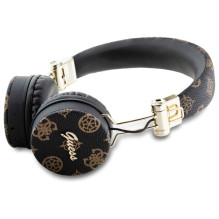 Guess Bluetooth ENC GUBH70EPOSMK on-ear headphones black / black Peony Script Round Shape