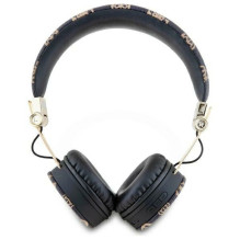 Guess Bluetooth ENC GUBH70EPOSMK ausinės juodos/juodos Peony Script Round Shape