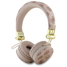 Guess Bluetooth ENC GUBH70EPOSMW Brown / Brown Peony Script Round Shape Headphones