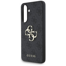 Guess Big 4G Logo Classic Logo Dėklas, skirtas Samsung Galaxy A36 - juodas