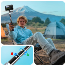 „Tech-Protect GA100 Monopad Selfie Stick“, skirta „GoPro“ / DJI – juoda