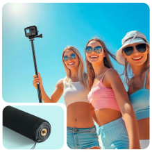 „Tech-Protect GA100 Monopad Selfie Stick“, skirta „GoPro“ / DJI – juoda