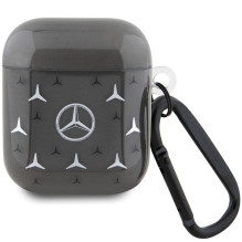 Mercedes MEA28DPMGS AirPods 1/2 dangtelis juodas / juodas Large Star Pattern