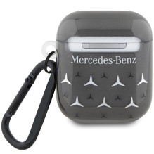 Mercedes MEA28DPMGS AirPods 1 / 2 cover black / black Large Star Pattern