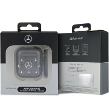 Mercedes MEA28DPMGS AirPods 1/2 dangtelis juodas / juodas Large Star Pattern