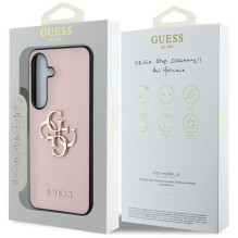 Guess Grained Big 4G Logo Small Classic Logo case for Samsung Galaxy S25 pink Guess Grained Big 4G Logo Small Classic Logo case for Samsung Galaxy S25 pink