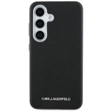 Karl Lagerfeld Saffiano visiškai apvyniotas pailgas metalinis logotipas MagSafe dėklas, skirtas Samsung Galaxy S25+ - ju Karl Lagerfeld Saffiano visiškai apvyniotas pailgas metalinis logotipas MagSafe dėklas, skirtas Samsung Galaxy S25+ - ju