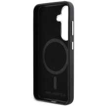 Karl Lagerfeld Saffiano visiškai apvyniotas pailgas metalinis logotipas MagSafe dėklas, skirtas Samsung Galaxy S25+ - ju Karl Lagerfeld Saffiano visiškai apvyniotas pailgas metalinis logotipas MagSafe dėklas, skirtas Samsung Galaxy S25+ - ju