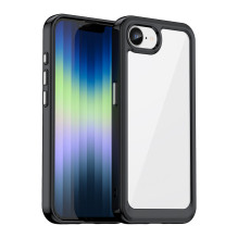 „Outer Space“ dėklas, skirtas „iPhone 16e / 17e“ su lanksčiu rėmeliu – juodas