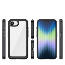 „Outer Space“ dėklas, skirtas „iPhone 16e / 17e“ su lanksčiu rėmeliu – juodas