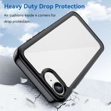 Outer Space Case for iPhone 16e / 17e with Flexible Frame - Black