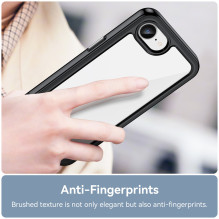 Outer Space Case for iPhone 16e / 17e with Flexible Frame - Black