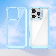 „Outer Space“ dėklas, skirtas „iPhone 16e / 17e“ su lanksčiu rėmeliu – mėlynas