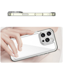 Outer Space Case for iPhone 16e / 17e Cover with Flexible Frame - Transparent