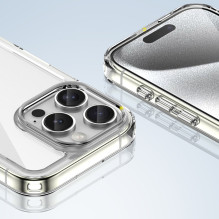 Outer Space Case for iPhone 16e / 17e Cover with Flexible Frame - Transparent