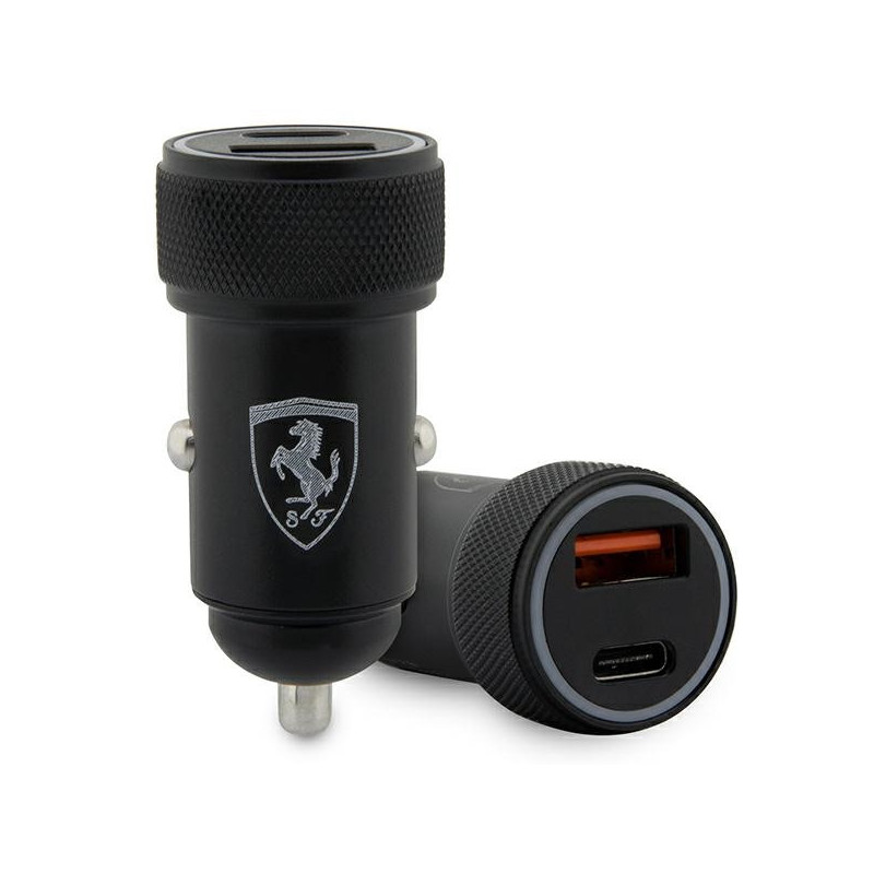 Ferrari PD-QC 3.0 20W Fast Charge Car Charger - Black