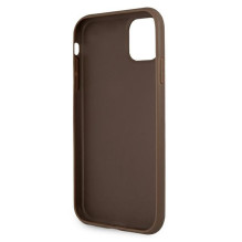 Guess 4G Stripe dėklas, skirtas iPhone 11 / Xr 6.1' - rudas