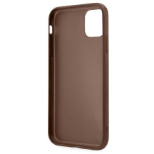 Guess 4G Metal Gold Logo Case for iPhone 11 / Xr 6.1" - Brown