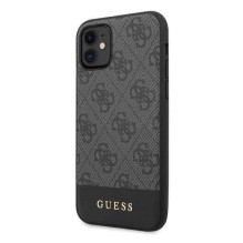 Guess 4G Stripe Collection dėklas, skirtas iPhone 11 6.1' / Xr - pilkas