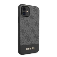 Guess 4G Stripe Collection dėklas, skirtas iPhone 11 6.1' / Xr - pilkas