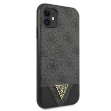 Guess 4G Triangle Collection dėklas, skirtas iPhone 11 6.1' / Xr - pilkas