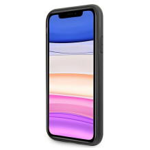 Guess 4G Triangle Collection dėklas, skirtas iPhone 11 6.1' / Xr - pilkas