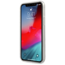 Guess Gold Chain Collection iPhone 12 Pro Max 6,7 colio dėklas – juodas