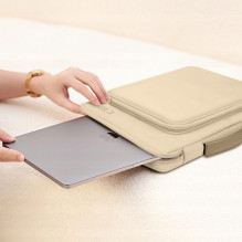 Tech-Protect Basic Bag for 15-16" laptop - beige