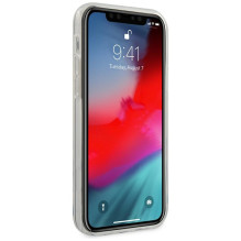 Guess Gold Chain Collection iPhone 12 Pro Max 6,7 colio dėklas – baltas