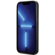 Guess Strass Metal Logo iPhone 13 Pro 6.1' Dėklas – juodas