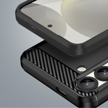 Carbon Case Flexible Silicone for Nothing Phone (3a) - Black