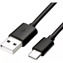 Samsung EP-DW700CBE USB-A - USB-C kabelis 1,5 m (didelis - pakaitinė pakuotė) - juodas