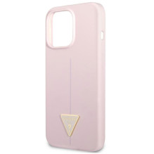 Guess Silicone Triangle Case for iPhone 13 Pro / 13 6.1" - Purple