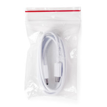 Samsung EP-DX310JWE USB-C – USB-C 3A laidas 1,8 m (didelis – pakaitinė pakuotė) – baltas