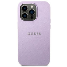 Guess Saffiano dirželio dėklas, skirtas iPhone 14 Pro Max 6,7' – violetinis