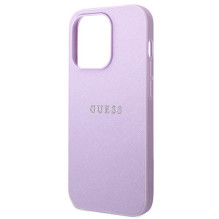 Guess Saffiano dirželio dėklas, skirtas iPhone 14 Pro Max 6,7' – violetinis