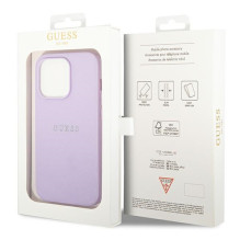 Guess Saffiano dirželio dėklas, skirtas iPhone 14 Pro Max 6,7' – violetinis