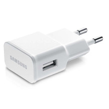 „Samsung EP-TA50EWE 8W USB-A“ sieninis įkroviklis (be pakuotinio įkrovimo) – baltas