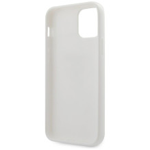 „Guess“ marmurinis dėklas, skirtas iPhone 12 mini 5,4 colio – baltas