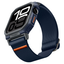 „Spigen Lite Fit Pro“ dirželis, skirtas Apple Watch 10 46 mm – tamsiai mėlynas