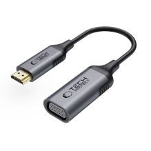 Tech-Protect UltraBoost HDMI / VGA FULL HD 60 Hz adapteris - juodas Tech-Protect UltraBoost HDMI / VGA FULL HD 60 Hz adapteris - juodas