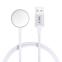 Tech-Protect UltraBoost USB-A indukcinis įkroviklis Apple Watch 1m - baltas Tech-Protect UltraBoost USB-A indukcinis įkroviklis Apple Watch 1m - baltas