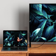 Tech-Protect UltraBoost USB-C / HDMI laidas 60Hz 180cm - juodas