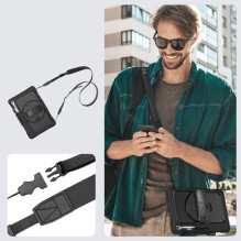 „Tech-Protect“ tvirtas dėklas, skirtas „Samsung Galaxy Tab S10 FE+“ – juodas