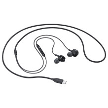 „Samsung EO-IC100BBE USB-C“ stereo Hi-Fi laidinės ausinės (neoriginalios pakuotės) – juodos