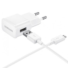 „Samsung EP-TA50EWE“ 8 W USB-A sieninis įkroviklis su „MicroUSB“ laidu ECB-DU4AWE (didmeninė kaina – pakaitinė pakuotė) 