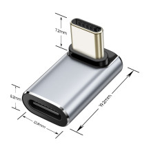 „Tech-Protect Ultraboost AA02“ USB-C kampinis adapteris – pilkas